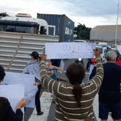 Manifestação Leste Oeste (Foto/reprodução: TV Vitória)