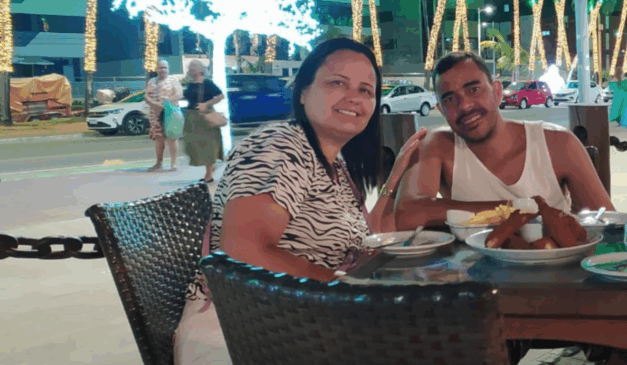 Doadora Maria Gorete Hildefonso e redson Araújo Lima (Foto: arquivo pessoa)