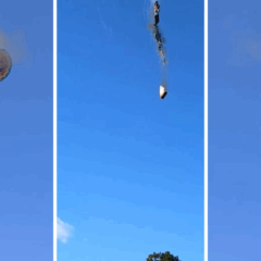 Balão com mais de 20 pessoas pega fogo, despenca no ar e deixa mortos