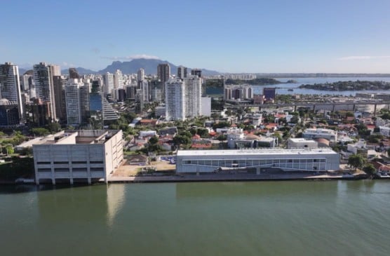 Vista aérea do Cais das Artes