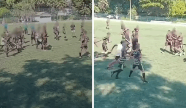 Confusão em partida de futebol em Vitória