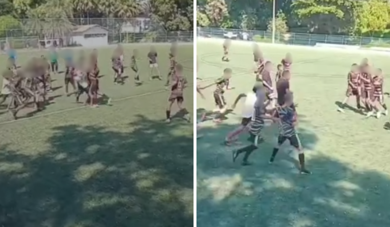 Confusão em partida de futebol em Vitória