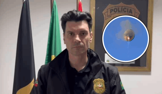 Passageiros que permaneceram no balão morreram abraçados, afirma delegado