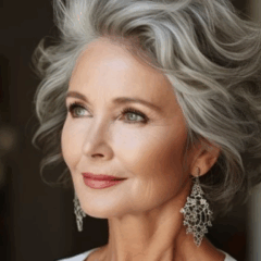 A moda agora é assumir o cabelo grisalho: veja como/Pinterest