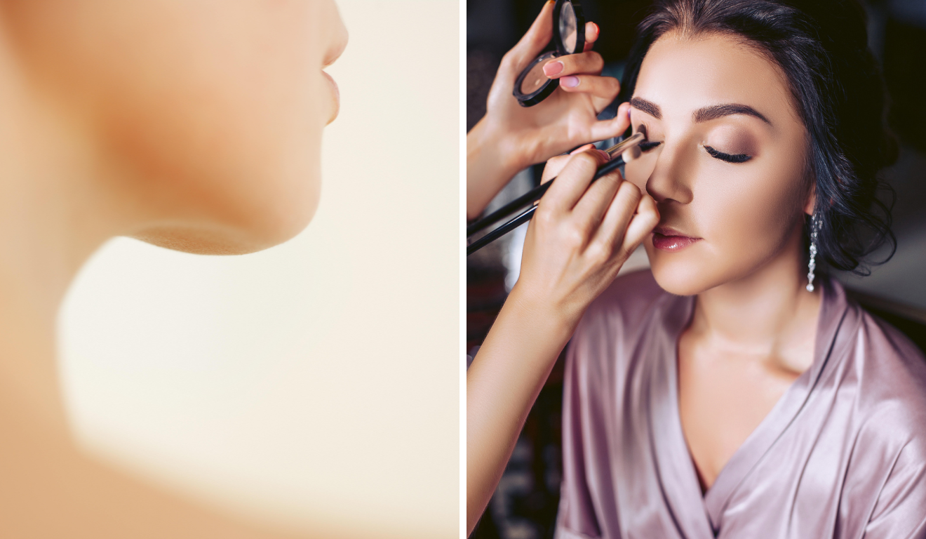 Maquiagem para afinar a papada/Reprodução