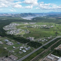 oto aérea do bairro de Jacuhy, destacando a Rodovia do Contorno e o Alphaville (Foto: arquivo pessoal)