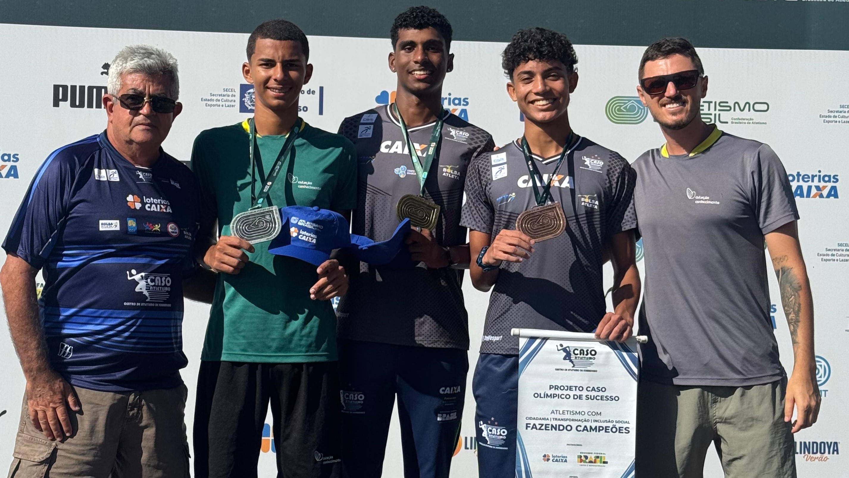 Davi Gabriel no Brasileiro Sub-18 de Atletismo. Cuiabá. 08/07/2025