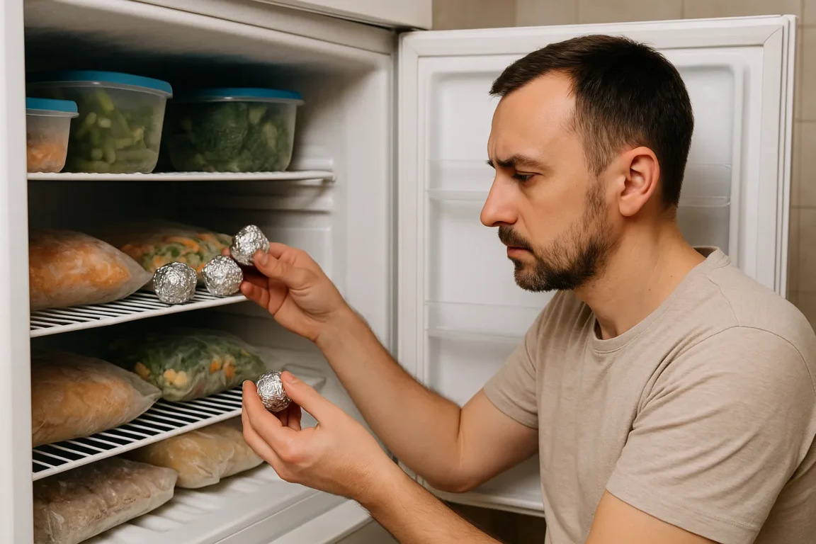 Descubra o motivo do truque com bolinhas de papel-alumínio no freezer