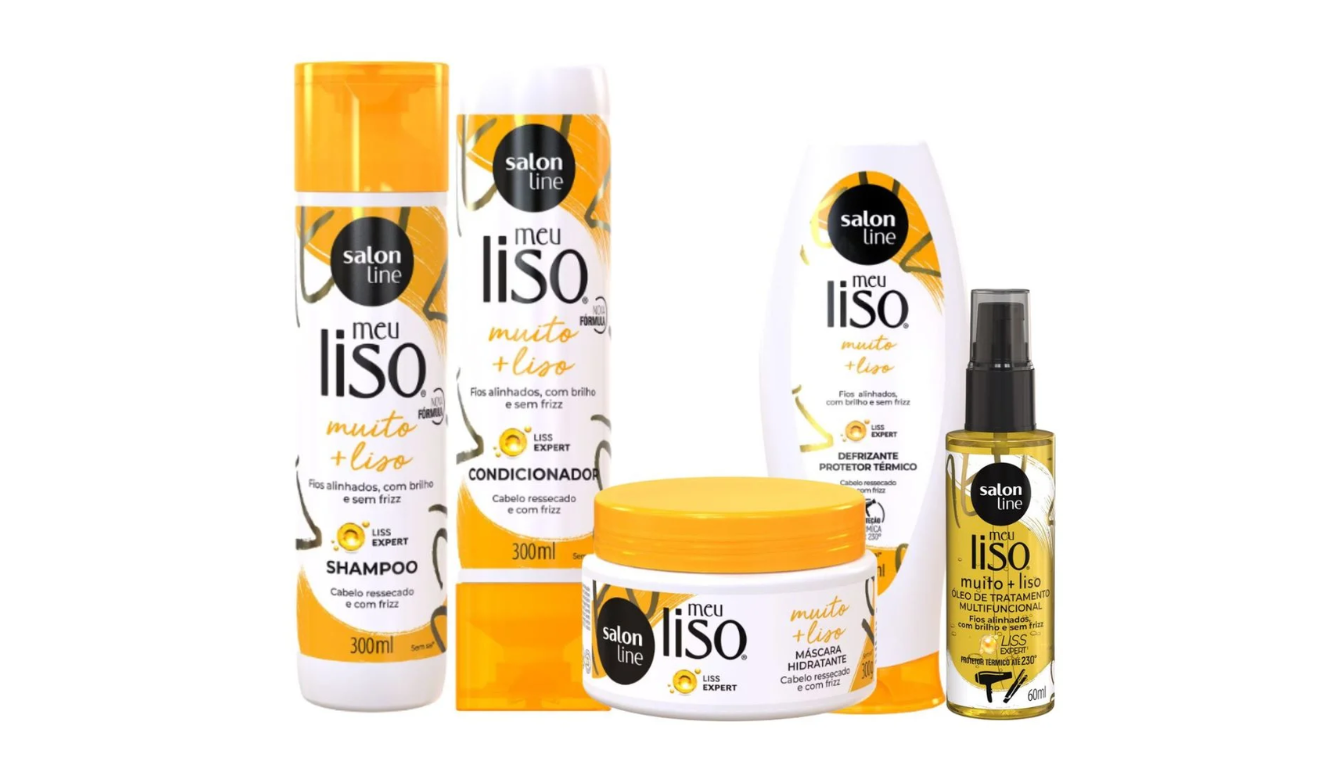 Sallon Line linha cabelo lisos/Reprodução
