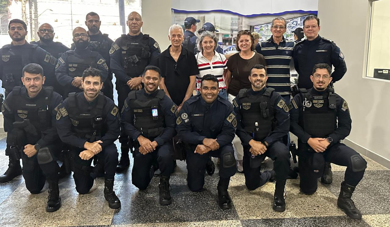 Família de transplantado visita Guarda Municipal