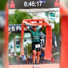 Pâmella Oliveira no Ironman Brasil 2025. 01/06/2025. Florianópolis