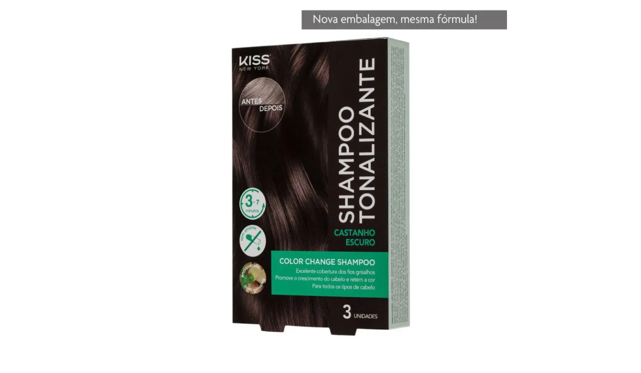 Tonalizante Color Change, da marca Kiss New York. Com/Reprodução
