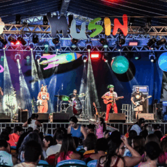 Banda Flor também realiza um show interativo. Foto: Divulgação/Musin
