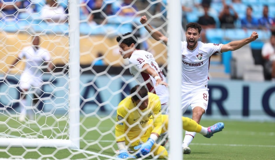 Kano abriu o placar para o Fluminense no primeiro tempo. Foto: Marcelo Gonçalves/Fluminense FC
