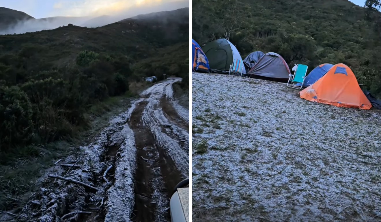 Frio no Caparaó capixaba