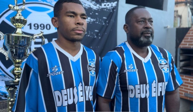 Copa Vitória das Comunidades 2025: João Cabral e Cabral, filho e pai. Grêmio do Forte