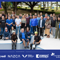 Veja fotos da entrega da pista de skate e patins da Praça dos Namorados