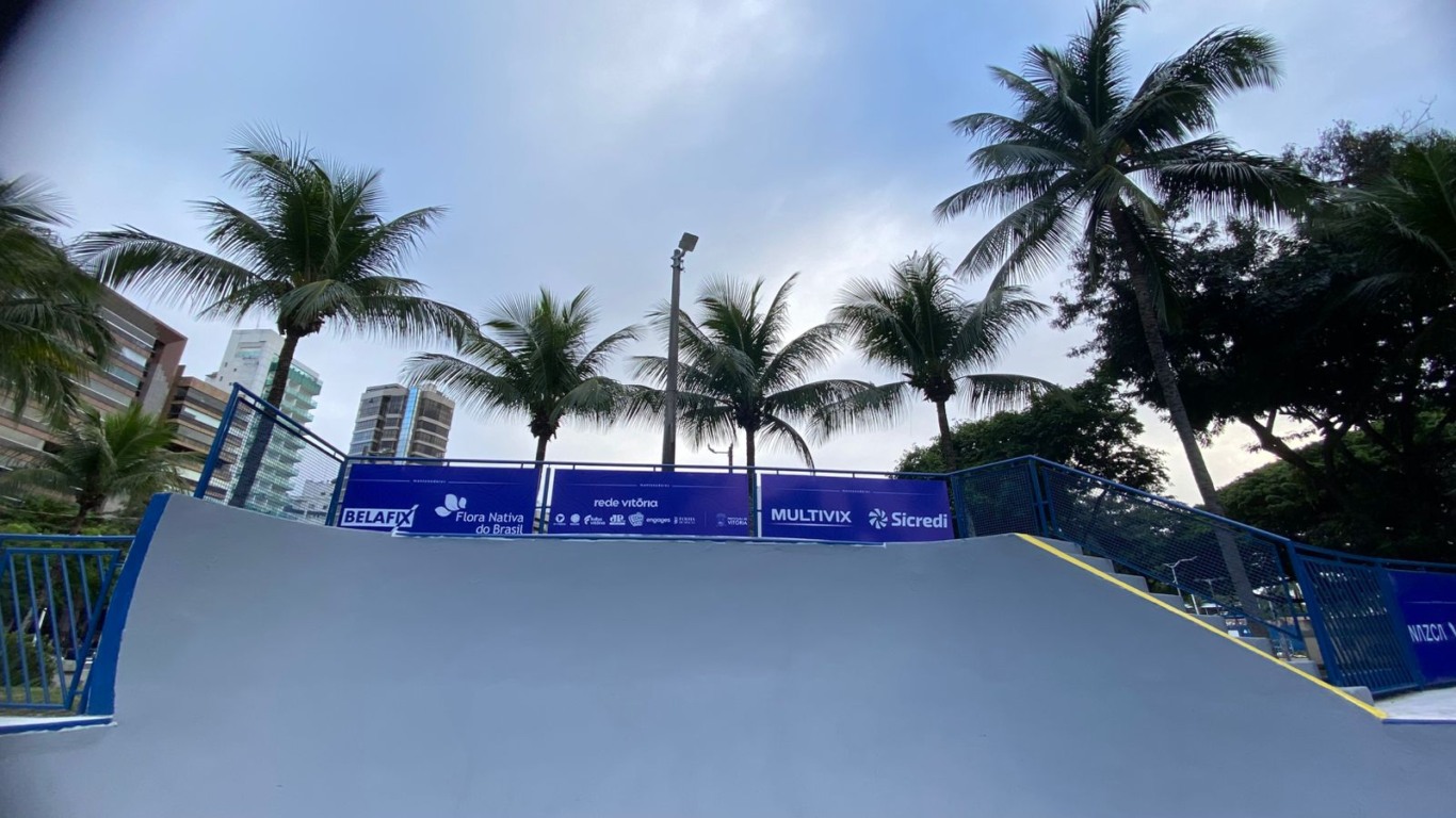 Inauguração da pista de skate e patins