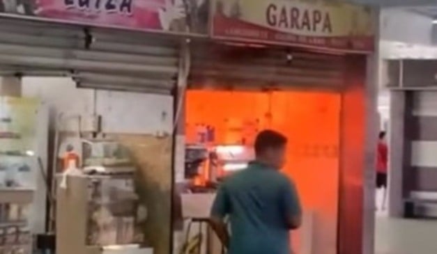 Incêndio ocorreu na tarde de segunda-feira (16)

Reprodução/Redes Sociais