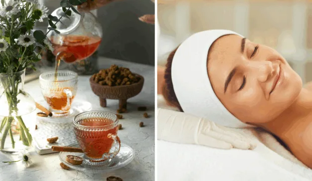 Chá natural revitaliza a pele e estimula a produção de colágeno/Reprodução