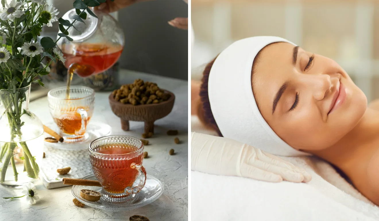 Chá natural revitaliza a pele e estimula a produção de colágeno/Reprodução