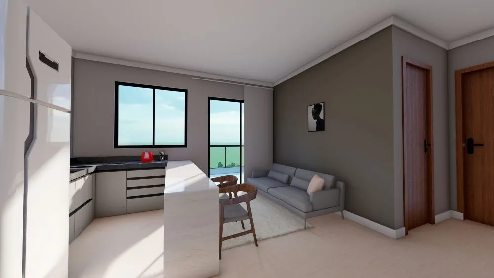Unidade short stay do Itaparica Living Suits. Foto Sipolatti.Inc divulgação.