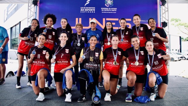 Junes 2025: Multivix campeã no handebol feminino