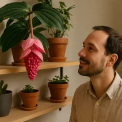 Medinilla magnifica como cultivar a flor pendente mais exuberante