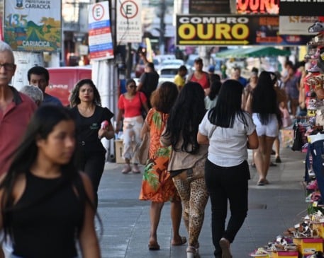 Movimentação do comércio em Campo Grande Cariacica