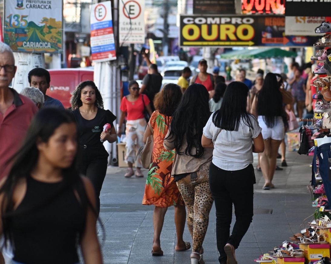 Movimentação do comércio em Campo Grande Cariacica