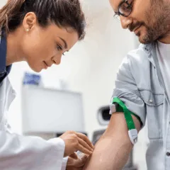 Exame de sangue para medir ferritina