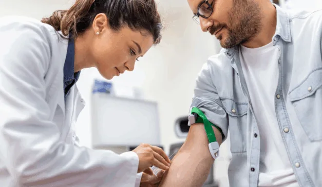 Exame de sangue para medir ferritina