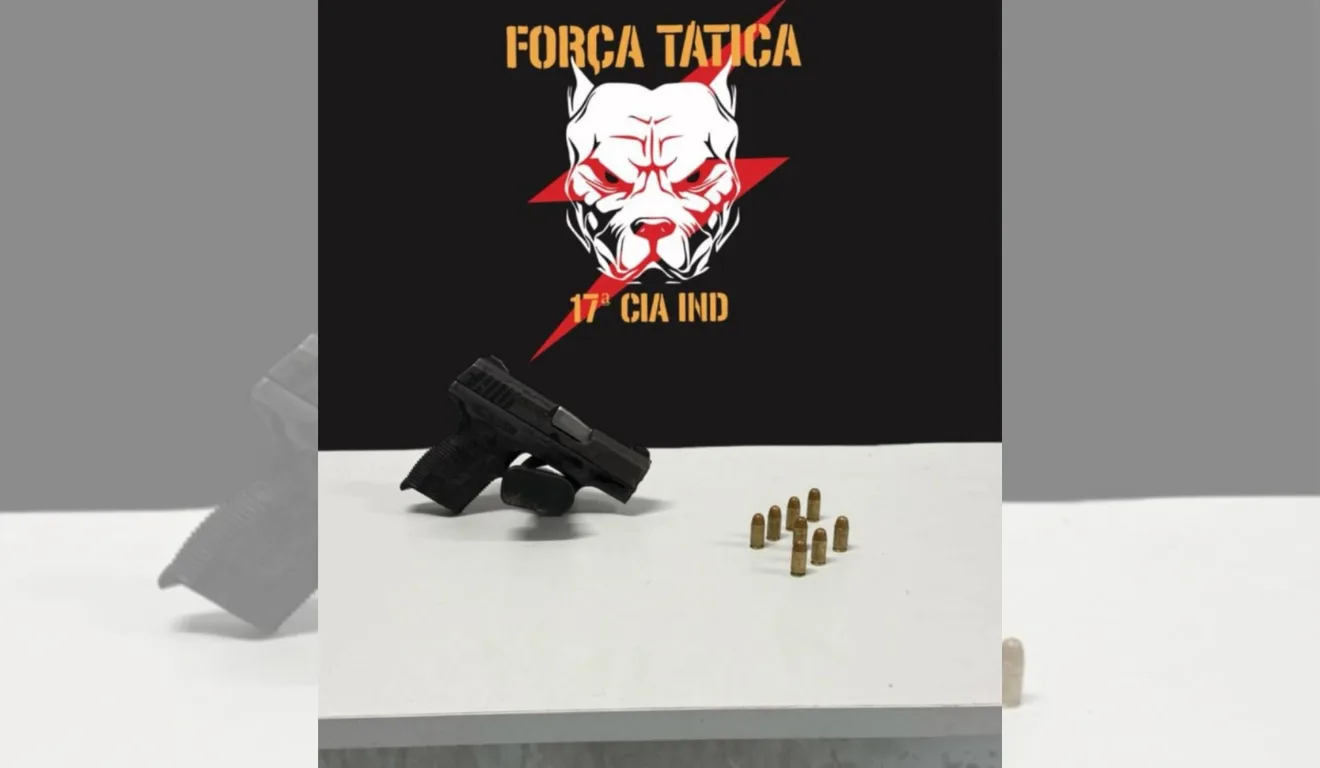 Material encontrado próximo a Renan, segundo a polícia