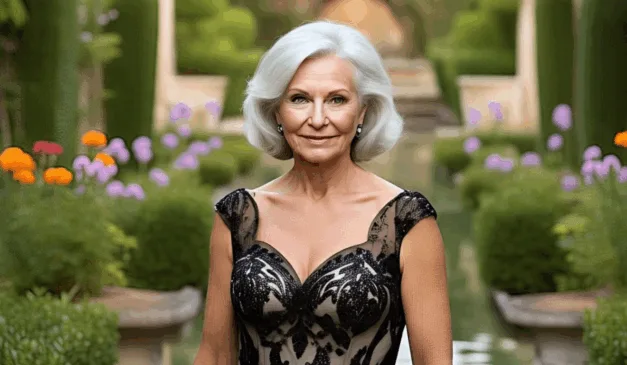 Mulher de cabelo branco/Meta IA
