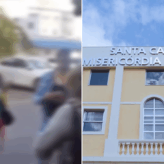 Pacientes na Santa Casa