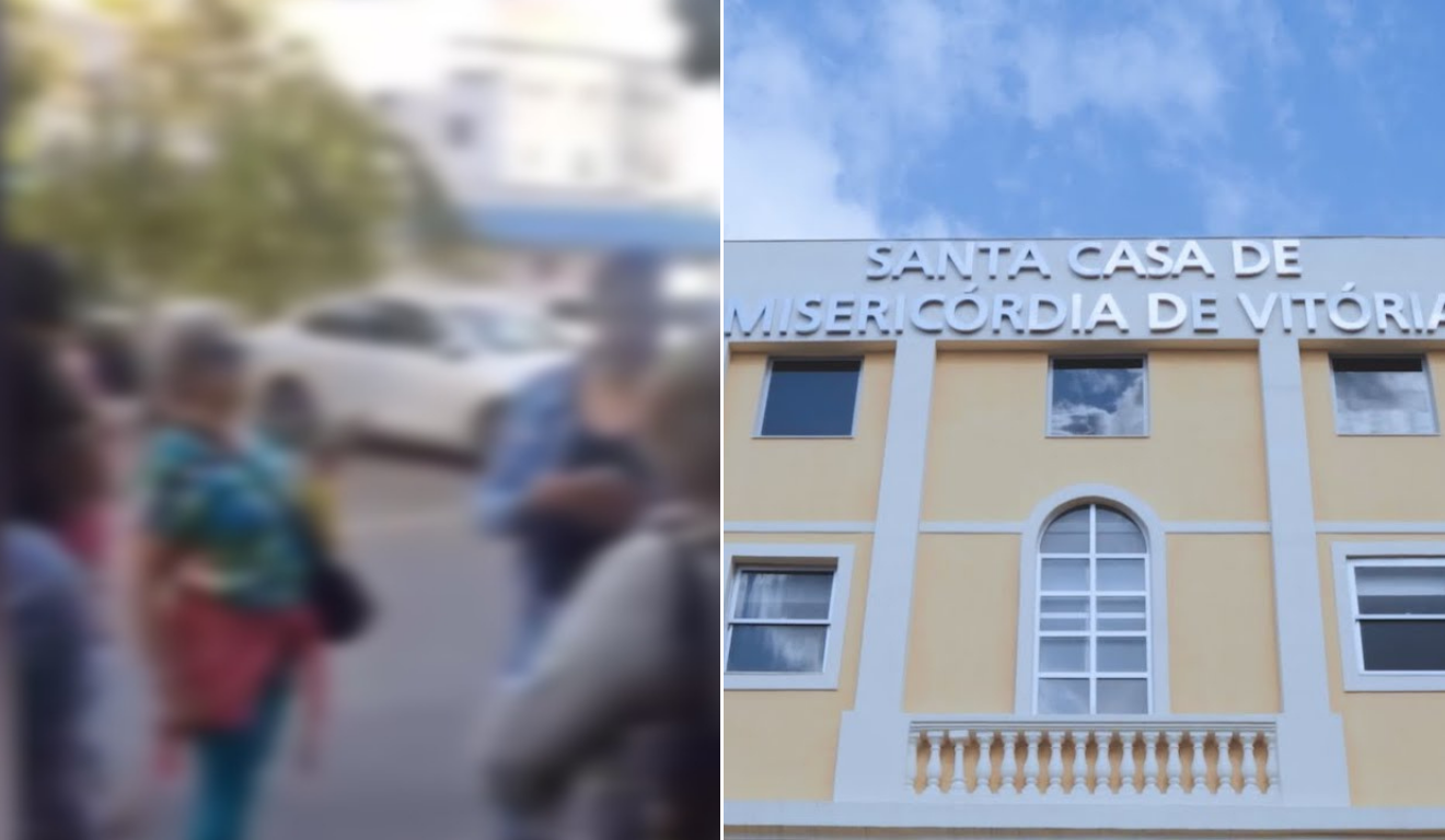 Pacientes na Santa Casa