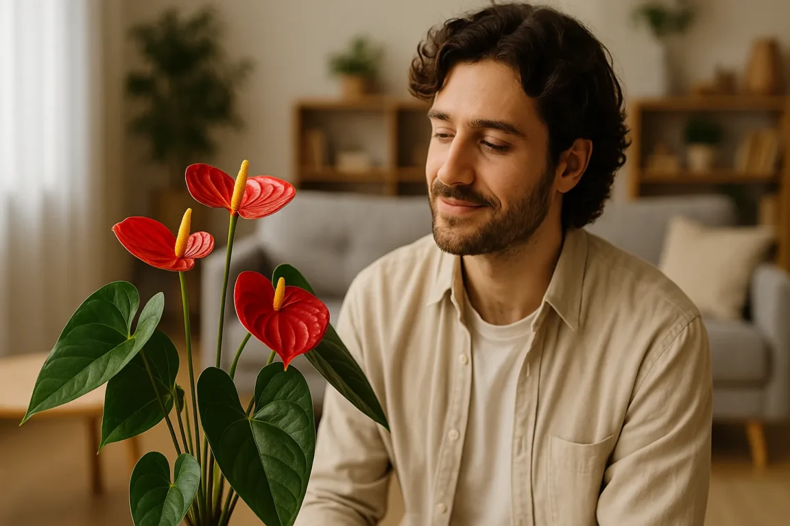 Segundo o feng shui, o antúrio aumenta harmonia e entusiasmo