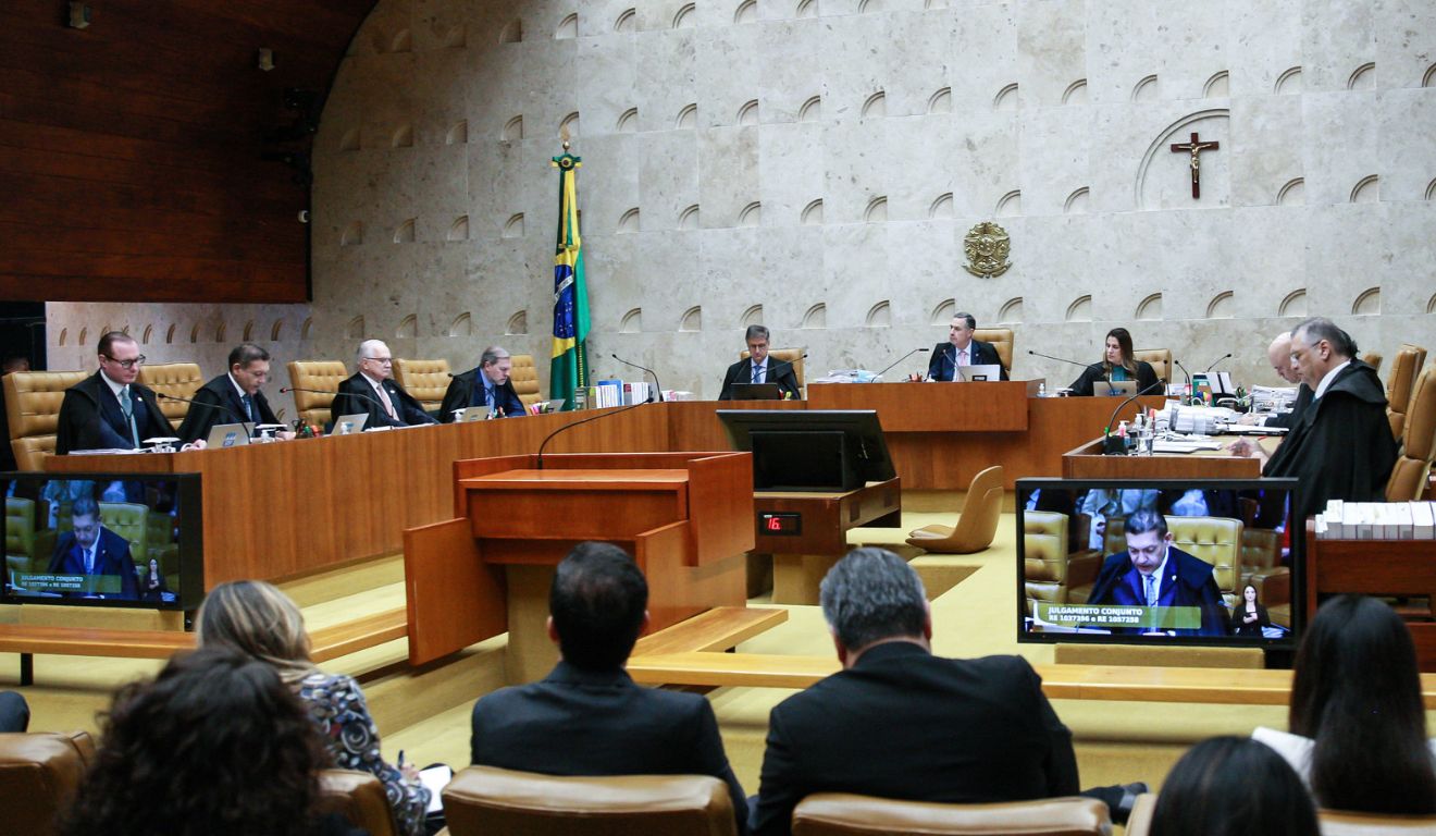 Sessão no plenário do Supremo Tribunal Federal STF