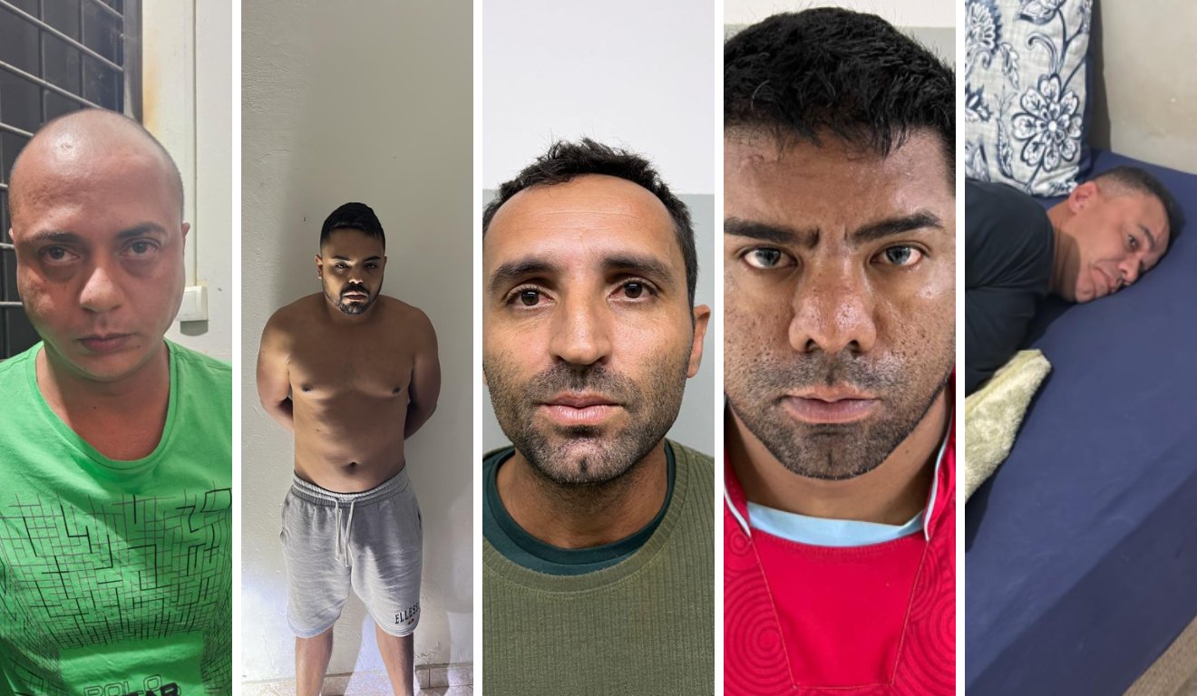 Suspeitos presos na operação
