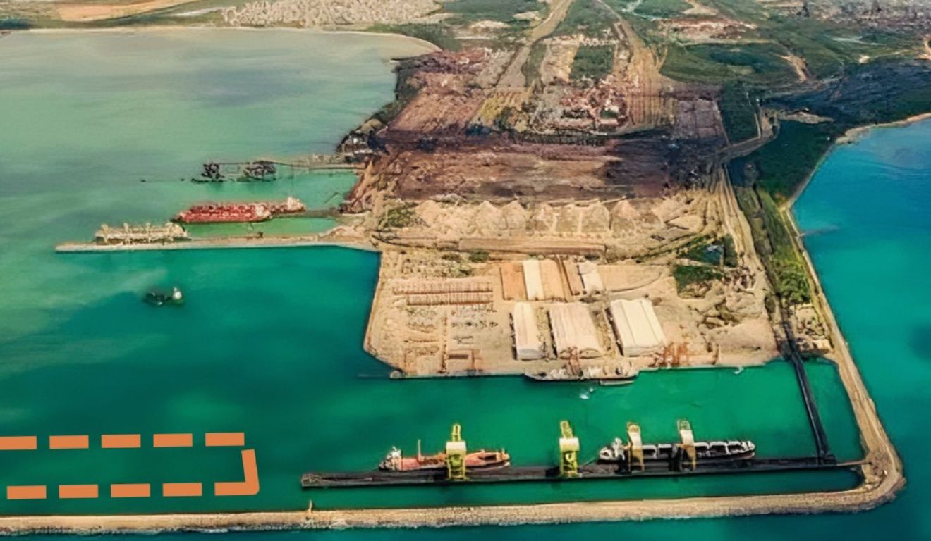 Terminal de Granéis Líquidos (TGL) Praia Mole. Foto: Foto: Blue Terminals/Divulgação