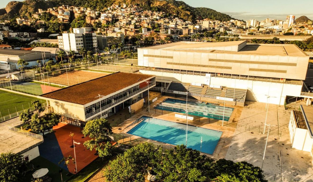 Ginásio Tancredão, vista aérea