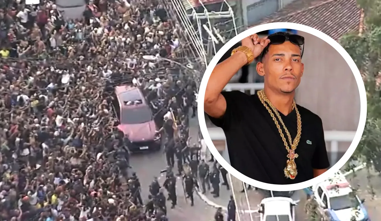 MC saiu da prisão após quatro dias preso 

Reprodução/Redes Sociais/Montagem Folha Vitória