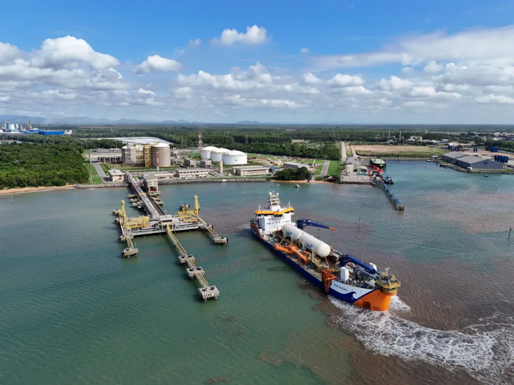 Porto de Barra do Riacho: VPorts já procura parceiros para operar nova área enquanto espera licença. Crédito: Divulgação