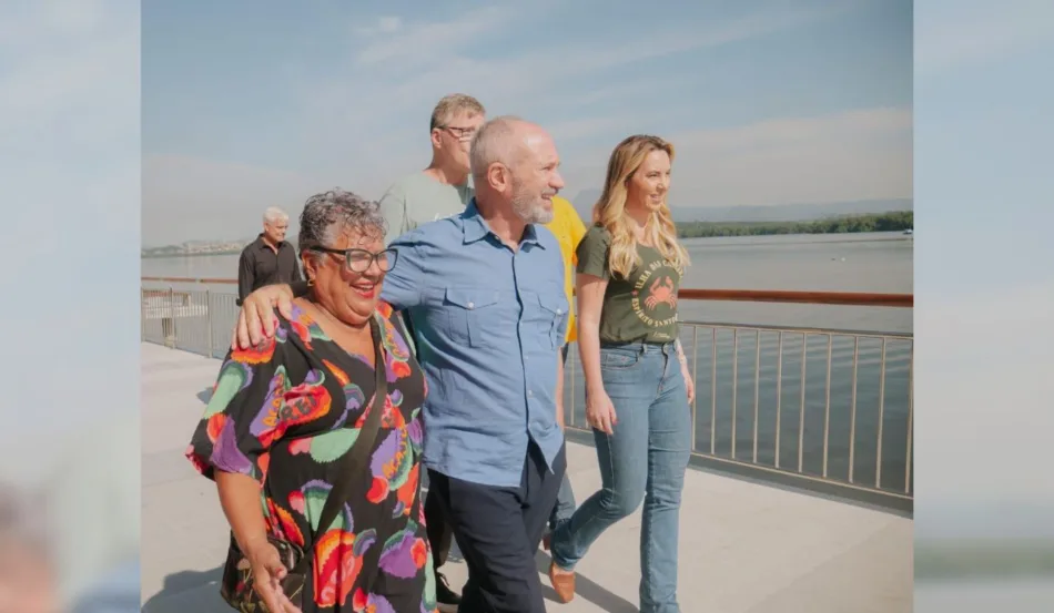 Hartung visita obras na Grande São Pedro (foto: divulgação)