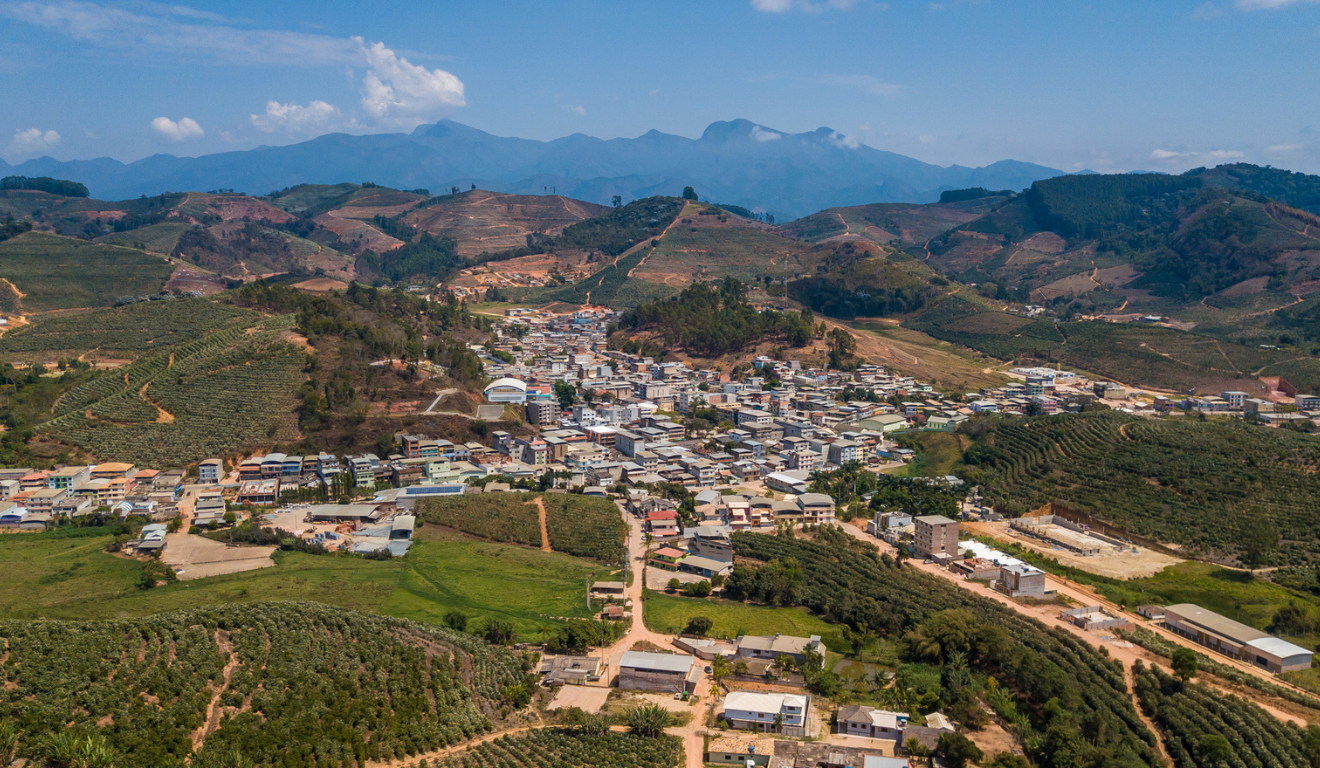Vista da cidade de Irupi