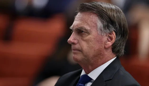 Jair Bolsonaro durante depoimento no STF