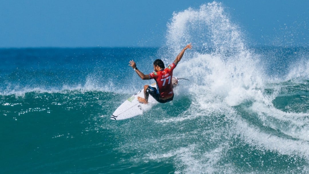 WSL. Rio Pro, em Saquarema. Filipe Toledo WSL. Rio Pro, em Saquarema. Filipe Toledo