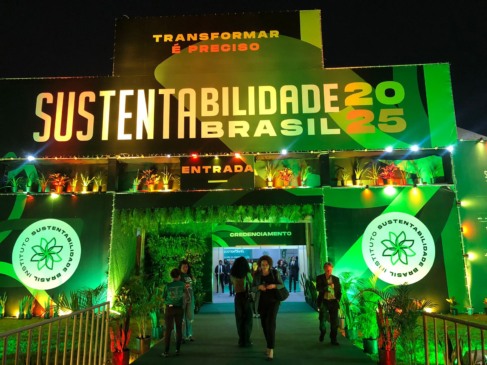 Entrada do evento Sustentabilidade Brasil 2025