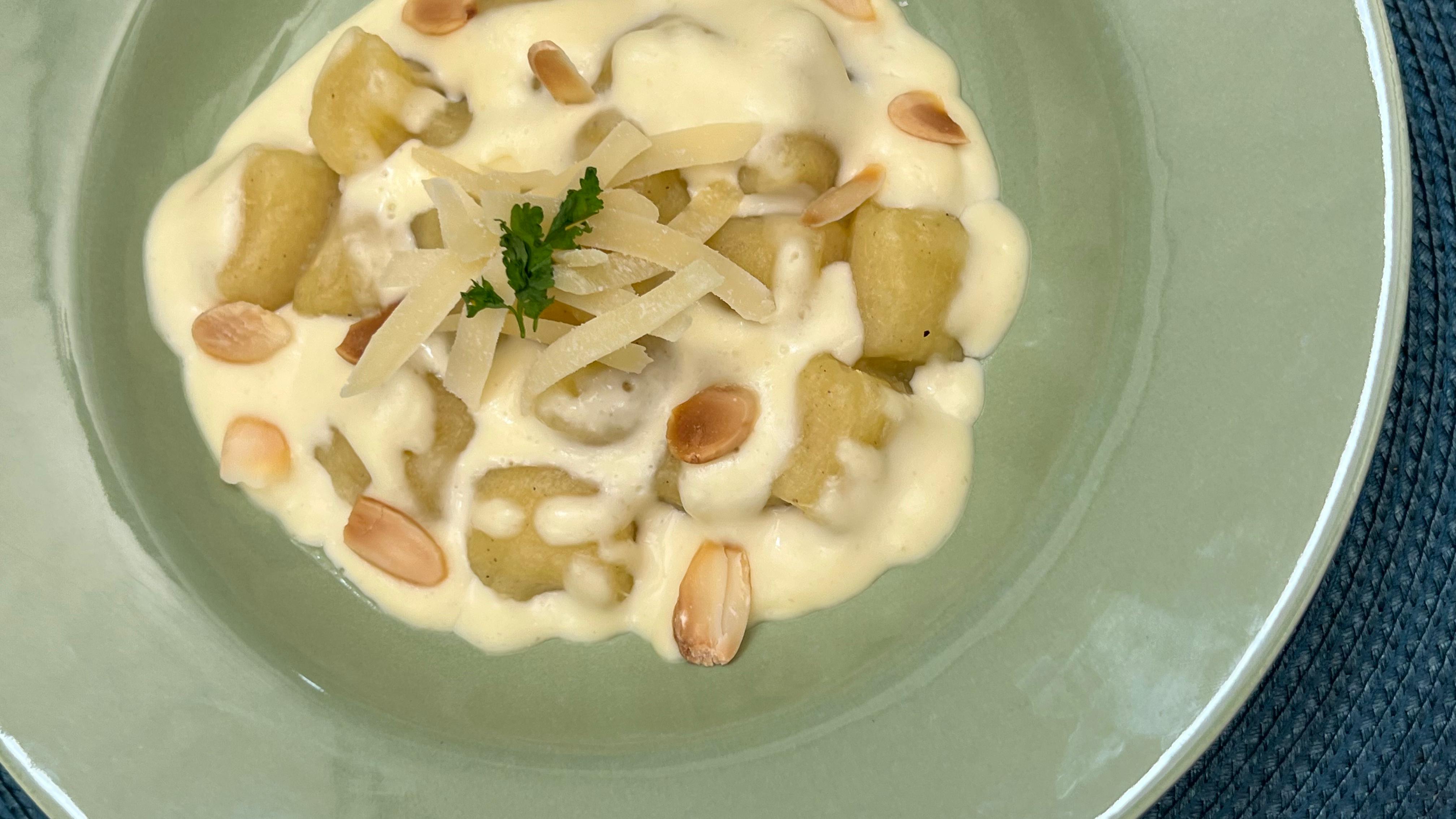 Nhoque Quatro Queijos. Foto: Roberta Salgueiro