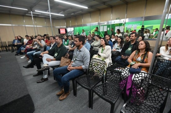 As discussões sobre o agro na conferência Sustentabilidade Brasil  antecipam um dos principais temas da COP30, que acontece o Pará em novembro. Crédito: Divulgação